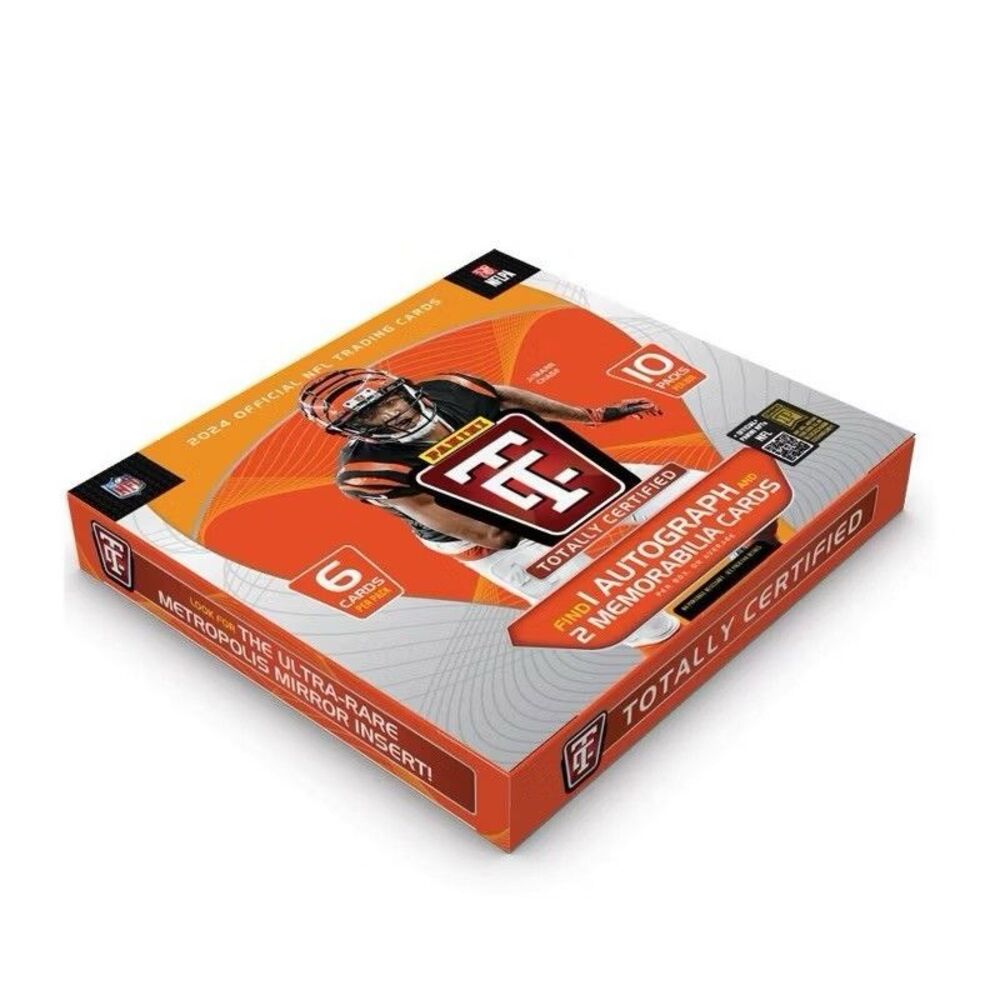2024 NFL Totally Certified Football Hobby Box Trading Cards Premium Box Sealed🔥
